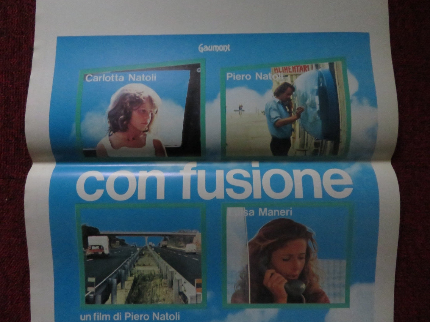 CON... FUSION ITALIAN LOCANDINA POSTER CARLOTTA NATOLI PIERO NATOLI 1980 Rendezvous Cinema Movie posters