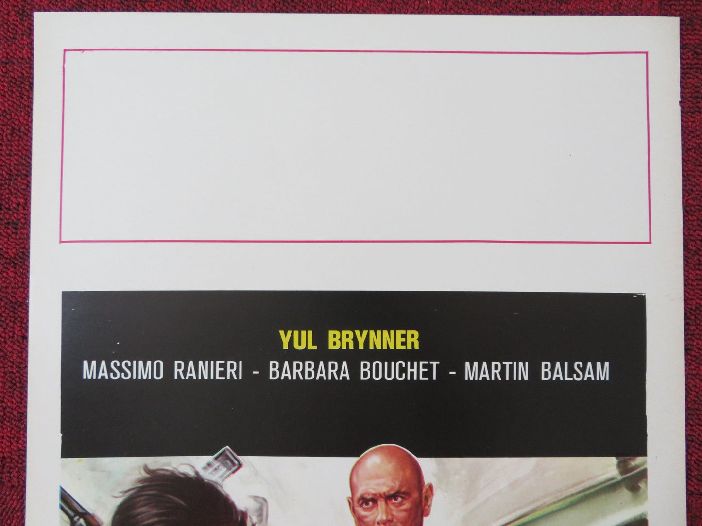 CON LA RABBIA AGLI OCCHI ITALIAN LOCANDINA POSTER YUL BRYNNER M. RANIERI 1976 Rendezvous Cinema Movie posters