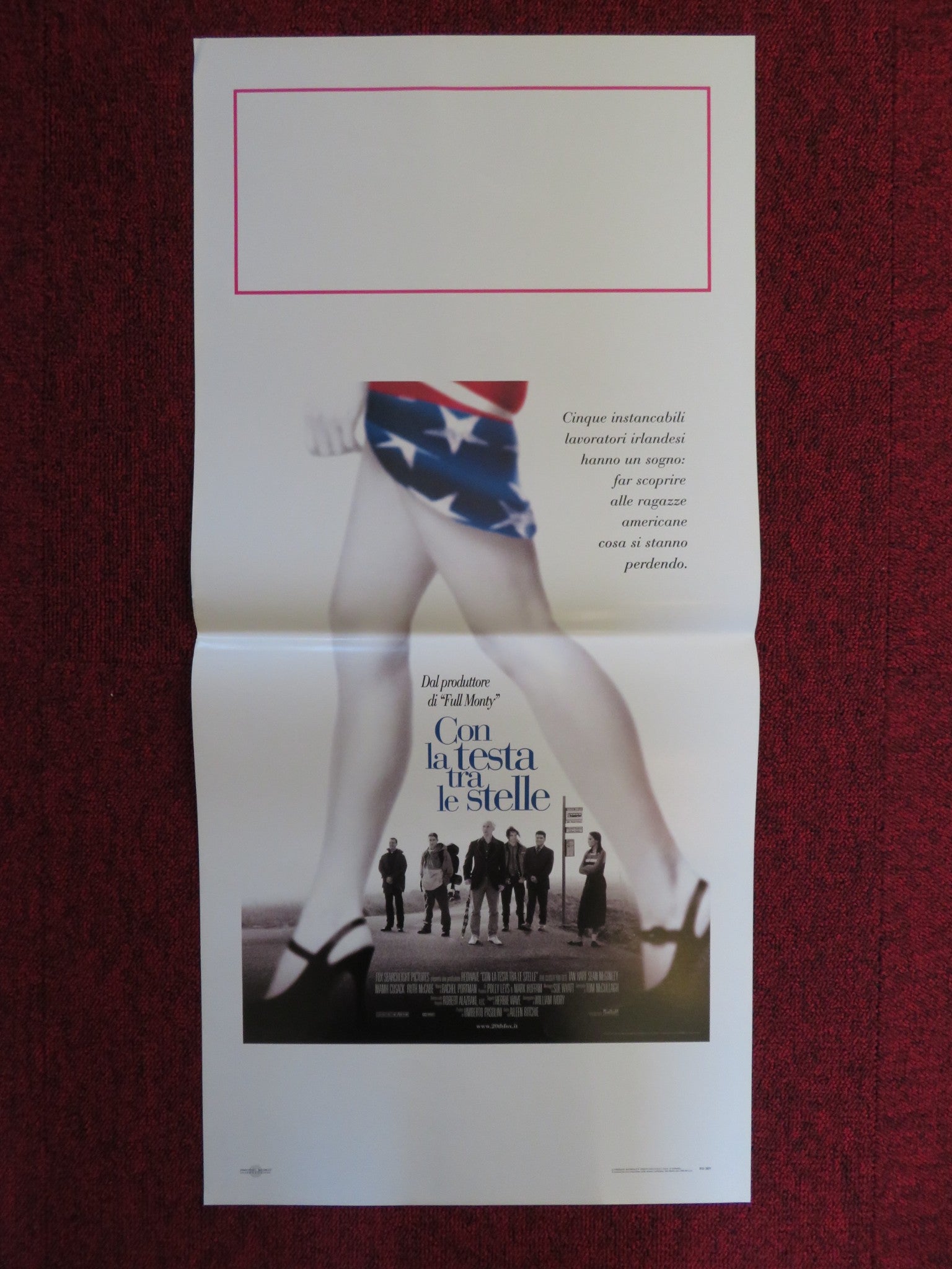 CON LA TESTA TRA LE STELLE ITALIAN LOCANDINA POSTER IAN HART SEAN MCGINLEY 2000 Rendezvous Cinema Movie posters