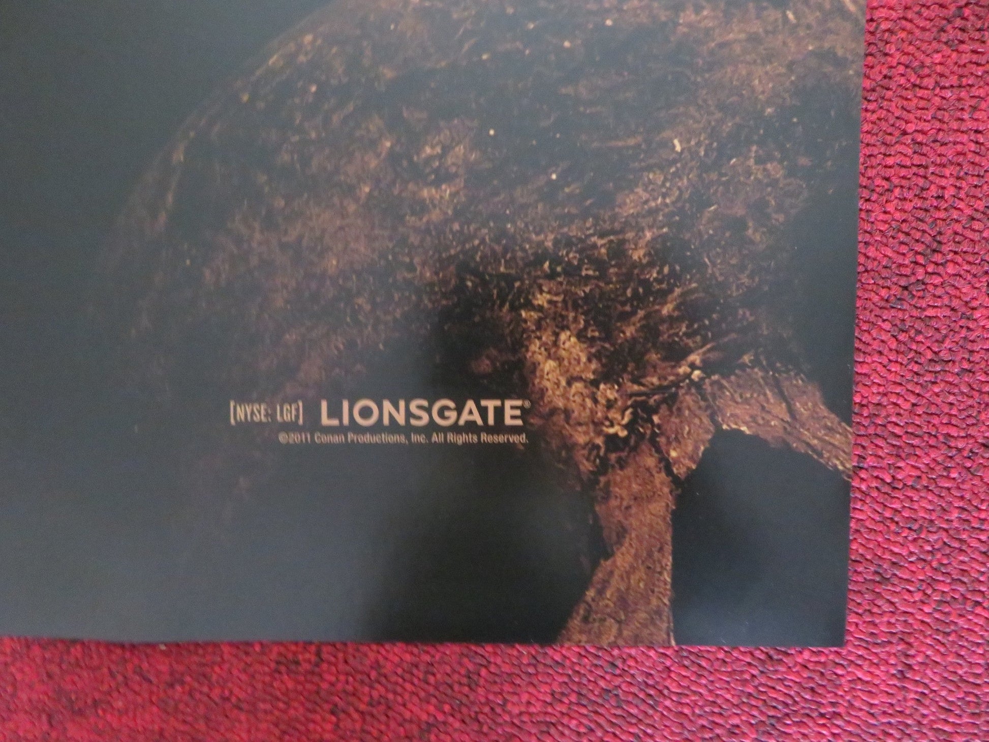 CONAN THE BARBARIAN 3D - B US ONE SHEET ROLLED POSTER JASON MOMOA 2011 Rendezvous Cinema Movie posters