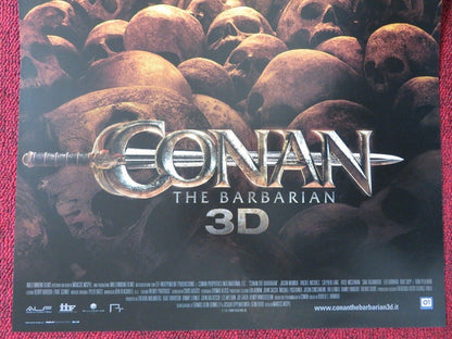 CONAN THE BARBARIAN ITALIAN LOCANDINA (26.5"x12.5") POSTER JASON MOMOA 2011 - Rendezvous Cinema
