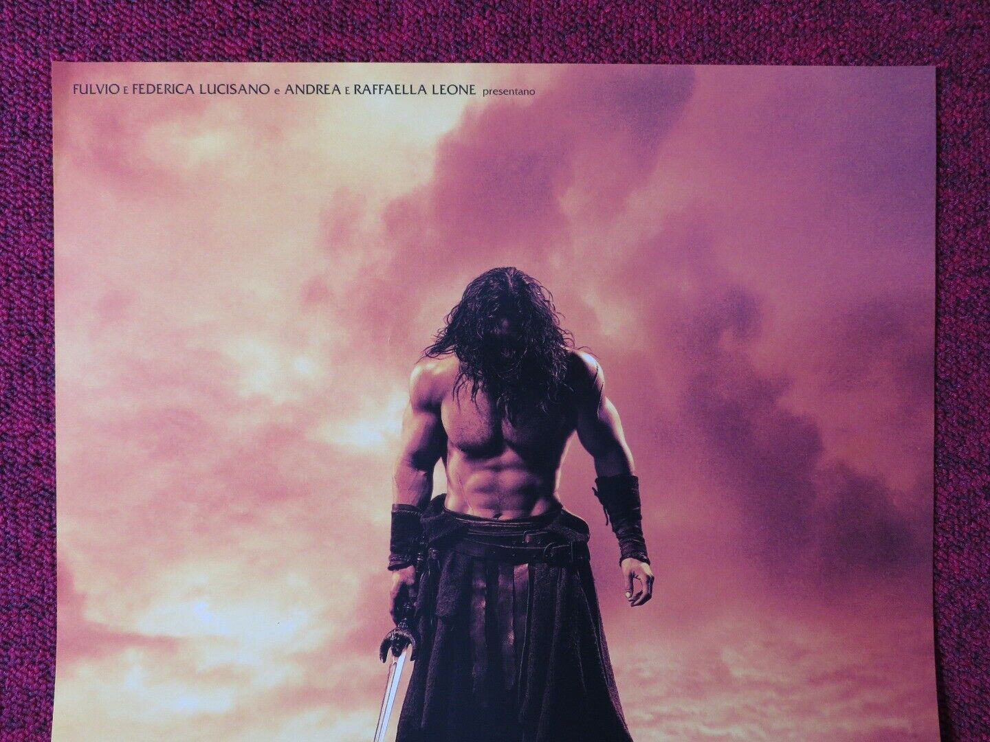 CONAN THE BARBARIAN ITALIAN LOCANDINA (26.5"x12.5") POSTER JASON MOMOA 2011 - Rendezvous Cinema
