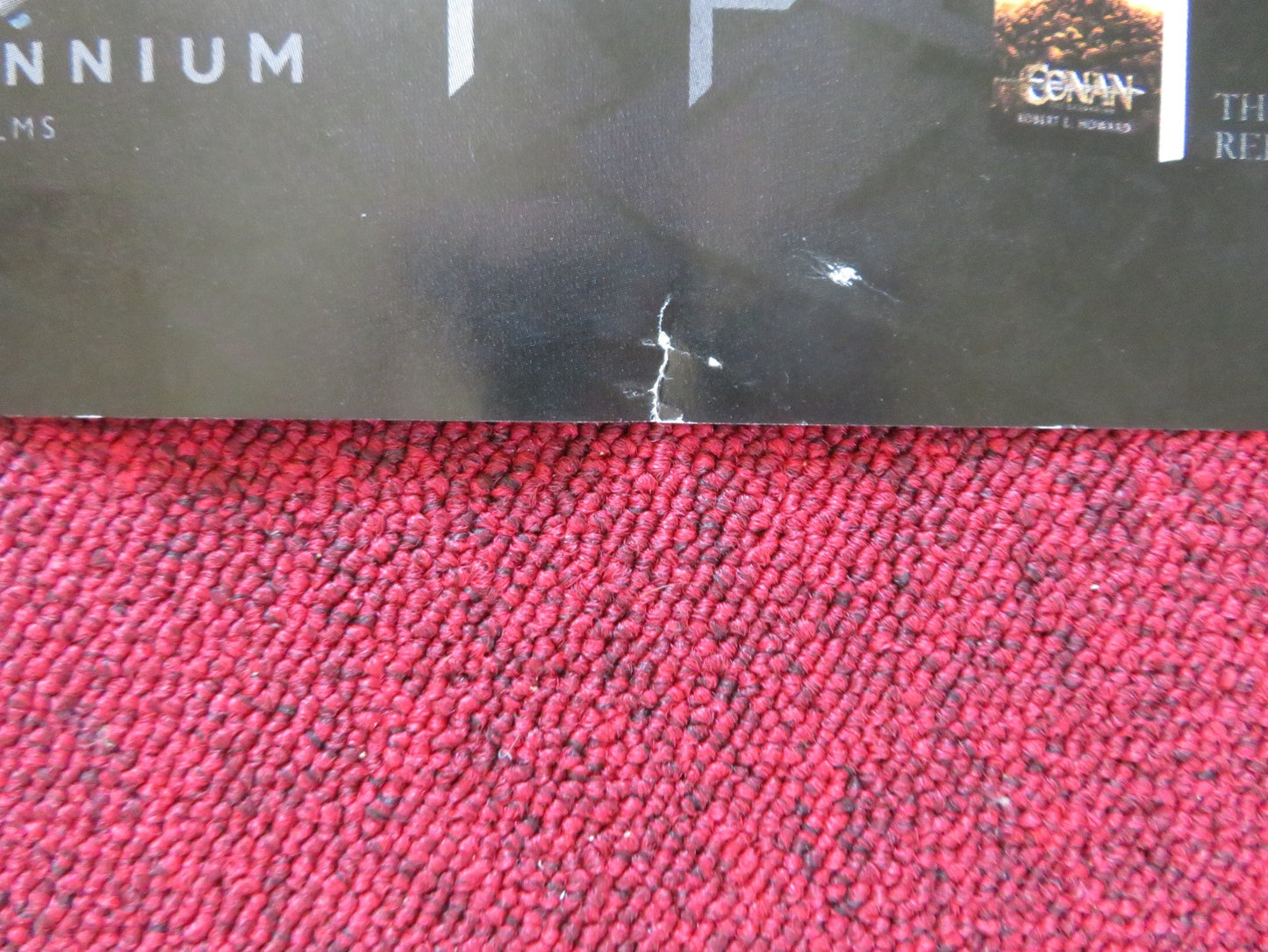 CONAN THE BARBARIAN UK QUAD (30"x 40") ROLLED POSTER JASON MAMOA R. PERLMAN 2011 Rendezvous Cinema Movie posters