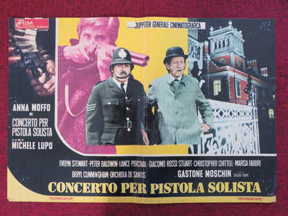 CONCERTO PER PISTOLA SOLISTA - A ITALIAN FOTOBUSTA POSTER MOFFO STEWART 1970 Rendezvous Cinema Movie posters