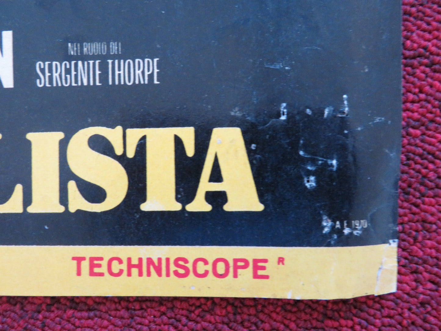 CONCERTO PER PISTOLA SOLISTA - A ITALIAN FOTOBUSTA POSTER MOFFO STEWART 1970 Rendezvous Cinema Movie posters