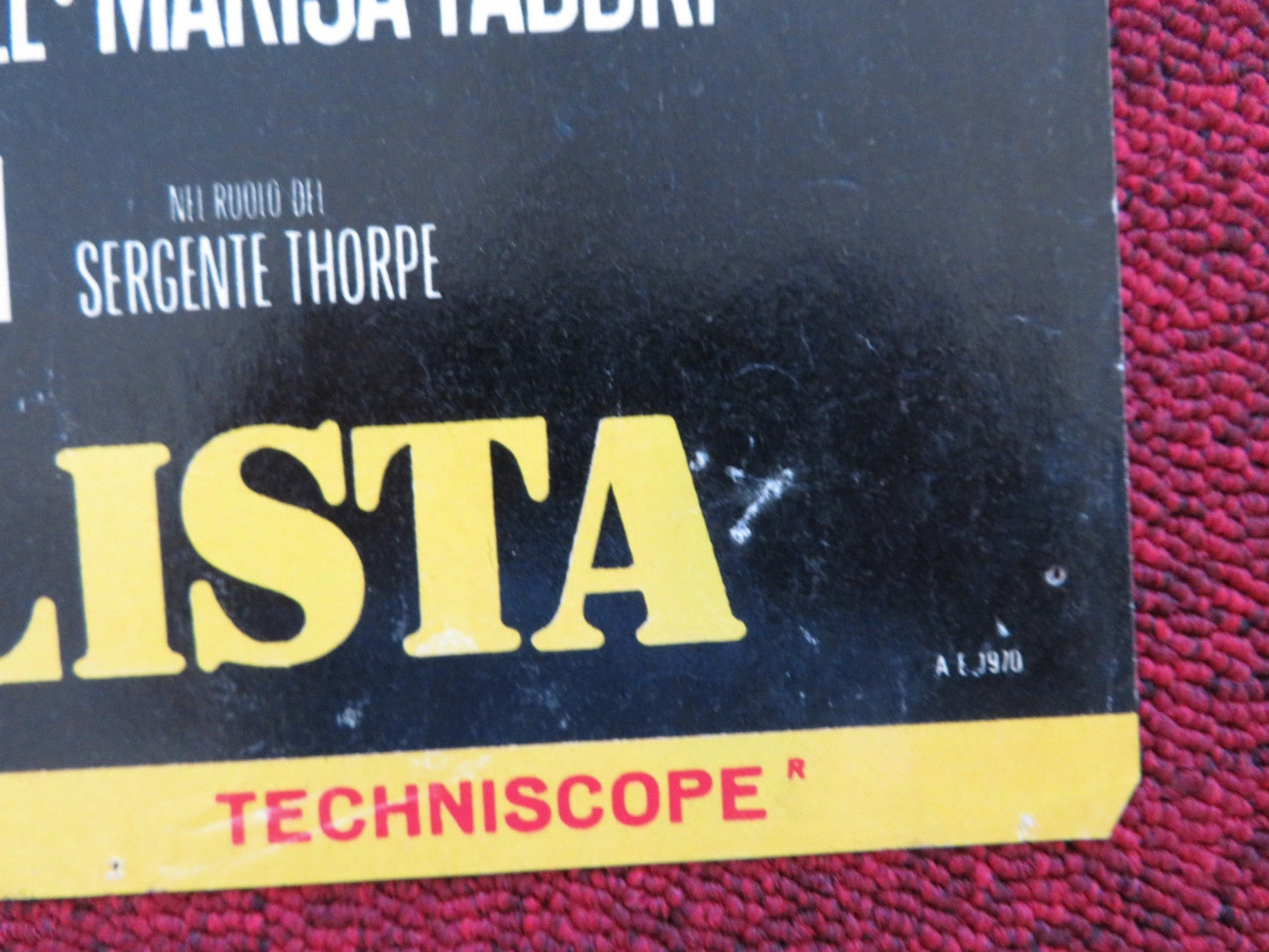 CONCERTO PER PISTOLA SOLISTA - B ITALIAN FOTOBUSTA POSTER MOFFO STEWART 1970 Rendezvous Cinema Movie posters