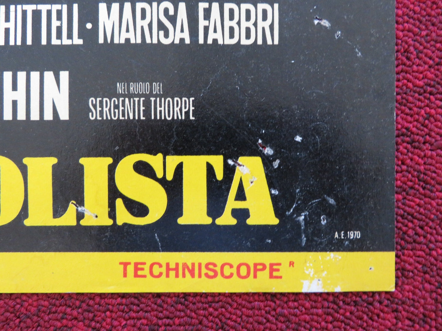 CONCERTO PER PISTOLA SOLISTA - C ITALIAN FOTOBUSTA POSTER MOFFO STEWART 1970 Rendezvous Cinema Movie posters