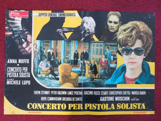 CONCERTO PER PISTOLA SOLISTA - C ITALIAN FOTOBUSTA POSTER MOFFO STEWART 1970 Rendezvous Cinema Movie posters