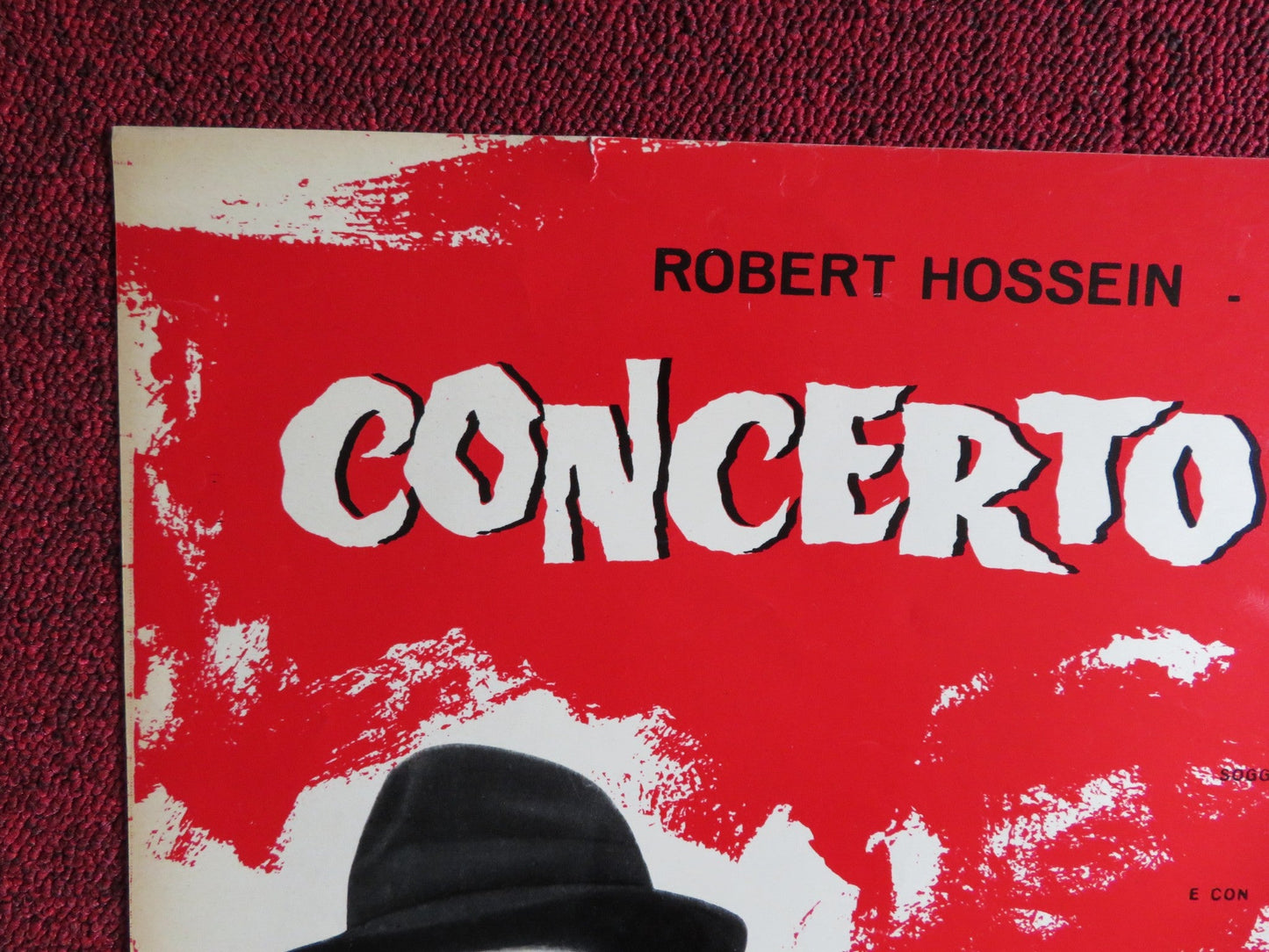 CONCERTO PER UN ASSASSINO ITALIAN FOGLIO POSTER ROBERT HOSSEIN PISIER 1964 Rendezvous Cinema Movie posters