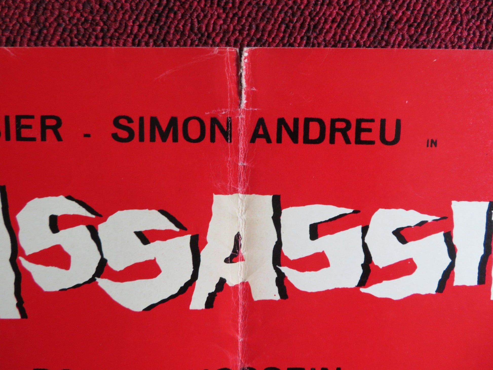 CONCERTO PER UN ASSASSINO ITALIAN FOGLIO POSTER ROBERT HOSSEIN PISIER 1964 Rendezvous Cinema Movie posters