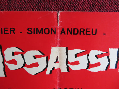 CONCERTO PER UN ASSASSINO ITALIAN FOGLIO POSTER ROBERT HOSSEIN PISIER 1964 Rendezvous Cinema Movie posters