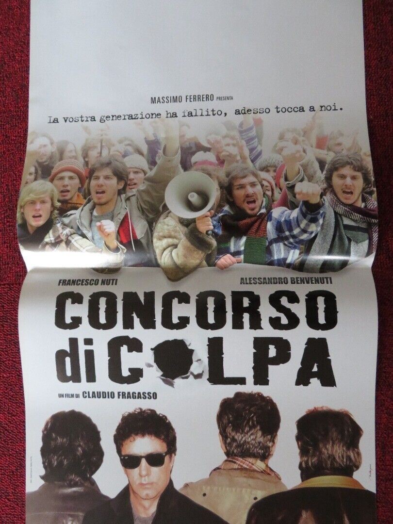 CONCORSO DI COLPA ITALIAN LOCANDINA (27.5"x13") POSTER FRANCESCO 2004 Movie posters