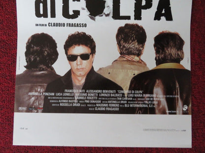 CONCORSO DI COLPA ITALIAN LOCANDINA (27.5"x13") POSTER FRANCESCO 2004 Movie posters