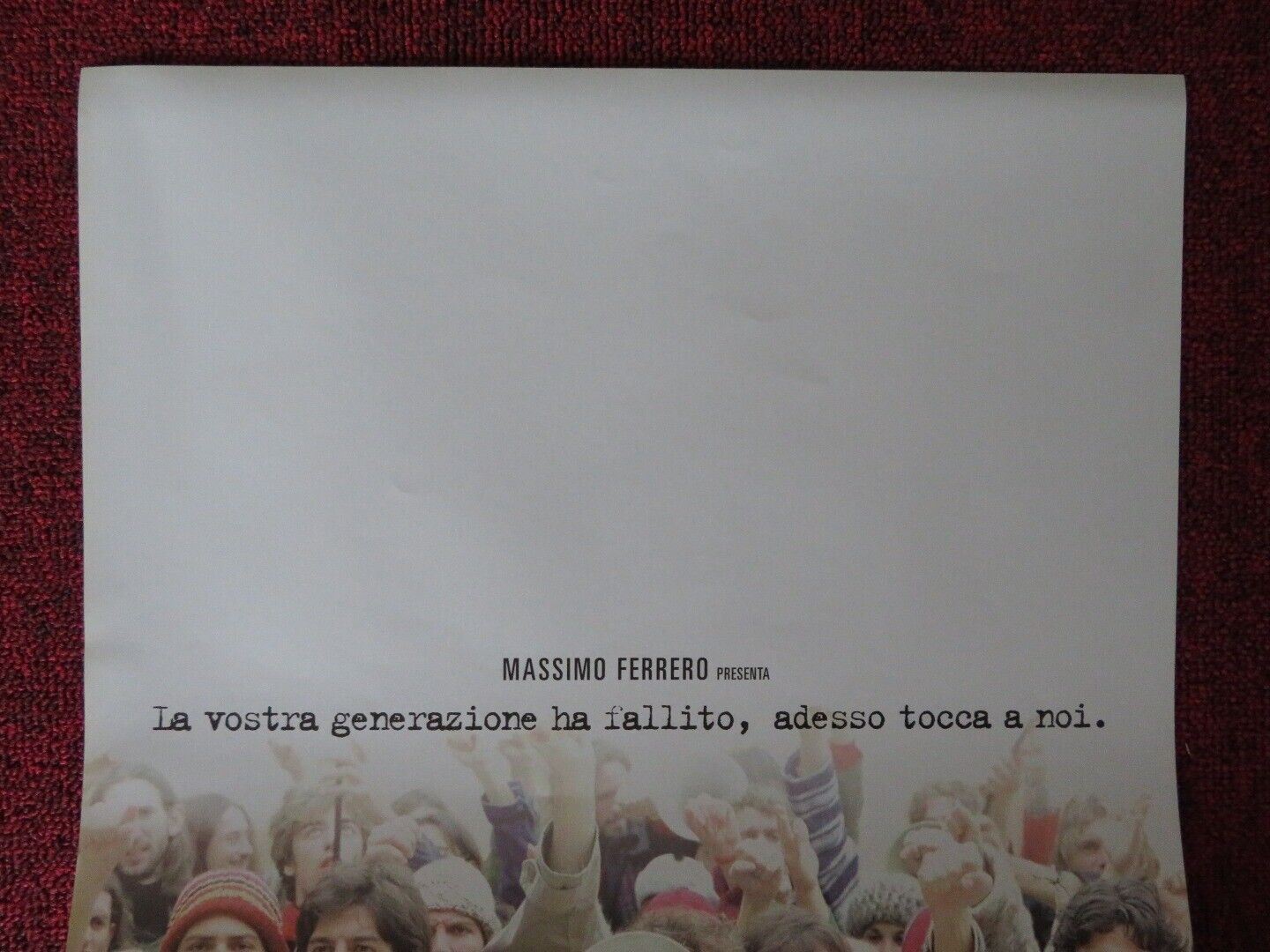 CONCORSO DI COLPA ITALIAN LOCANDINA (27.5"x13") POSTER FRANCESCO 2004 Movie posters