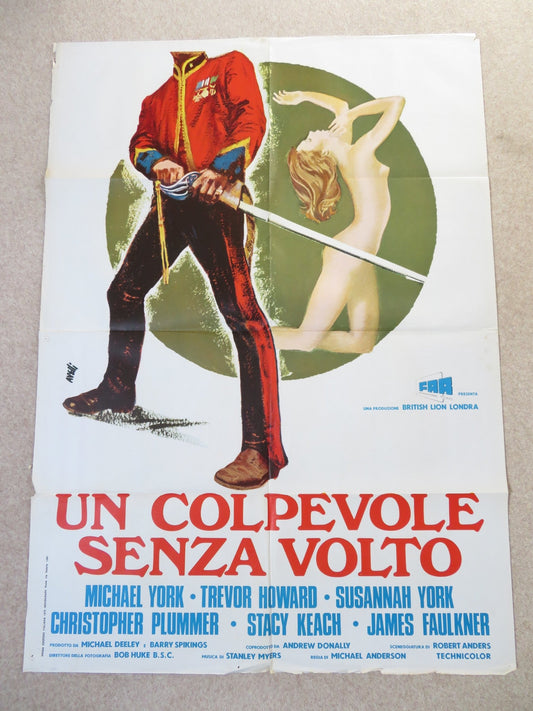CONDUCT UNBECOMING ITALIAN 2 FOGLIO POSTER MICHAEL YORK R. ATTENBOROUGH 1975 Rendezvous Cinema Movie posters