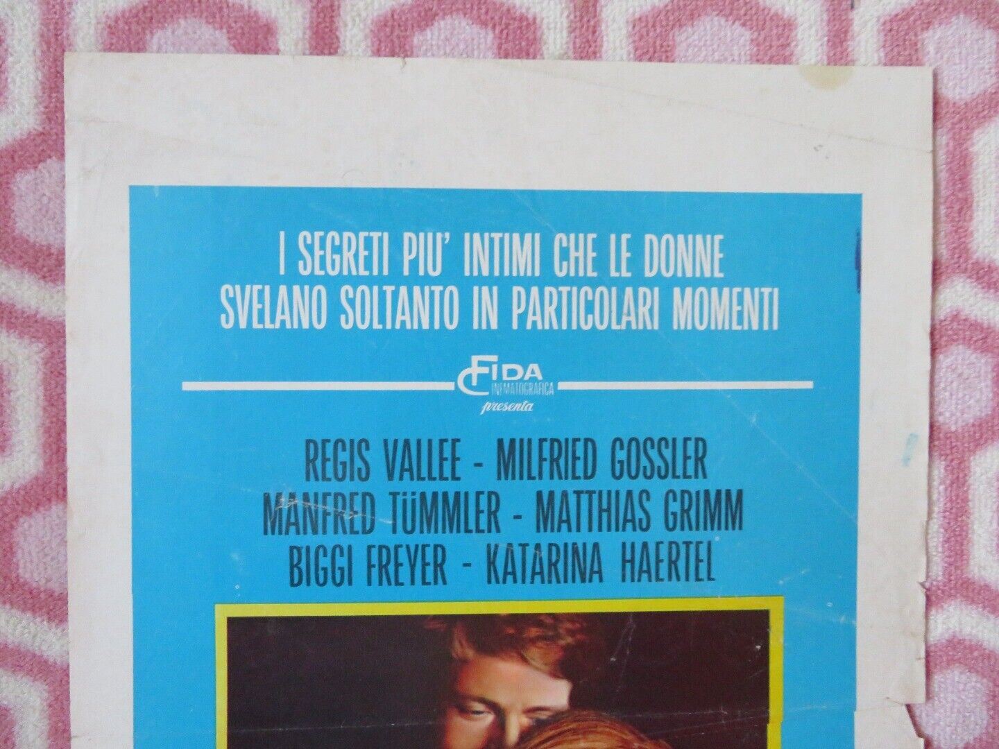 CONFESSIONI INTIME DI 3 GIOVANI SPOSE ITALIAN LOCANDINA (27.5"x13") POSTER 1969 Movie posters