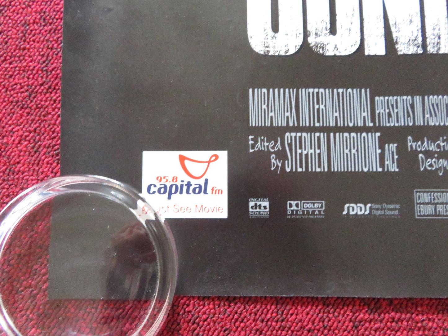 CONFESSIONS OF A DANGEROUS MIND UK QUAD (30"x 40") ROLLED POSTER ROCKWELL 2002 Rendezvous Cinema Movie posters