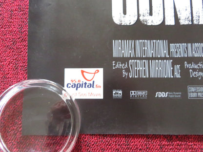 CONFESSIONS OF A DANGEROUS MIND UK QUAD (30"x 40") ROLLED POSTER ROCKWELL 2002 Rendezvous Cinema Movie posters