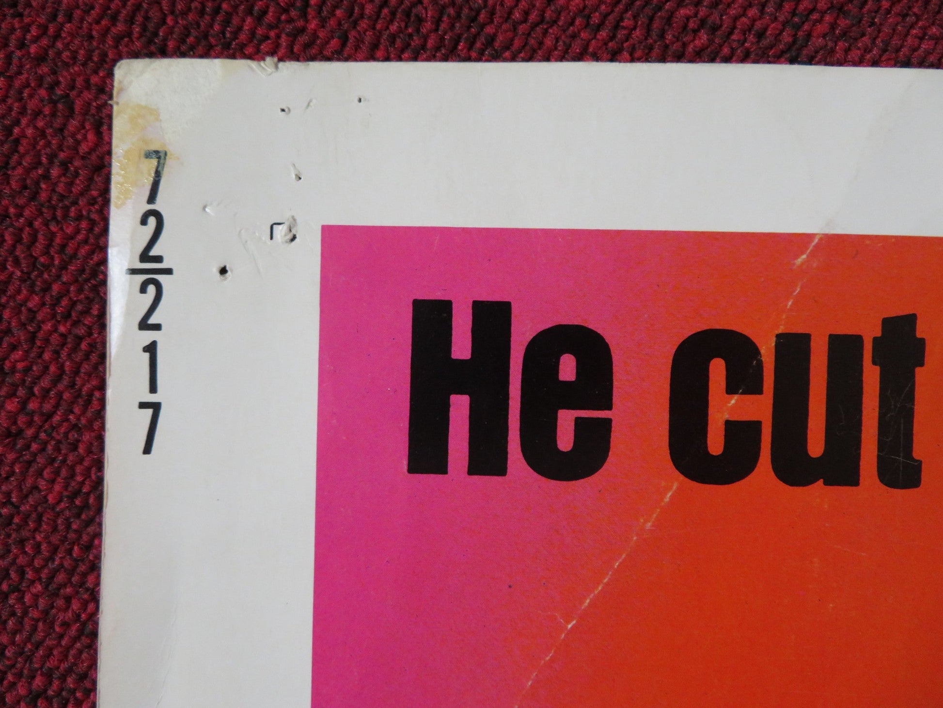 CONFESSIONS OF A POLICE CAPTAIN US HALF SHEET (22"x 28") POSTER M BALSAM 1972 Rendezvous Cinema Movie posters