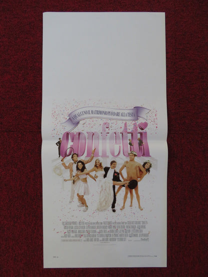 CONFETTI ITALIAN LOCANDINA POSTER MARTIN FREEMAN OLIVIA COLMAN 2006 Rendezvous Cinema Movie posters