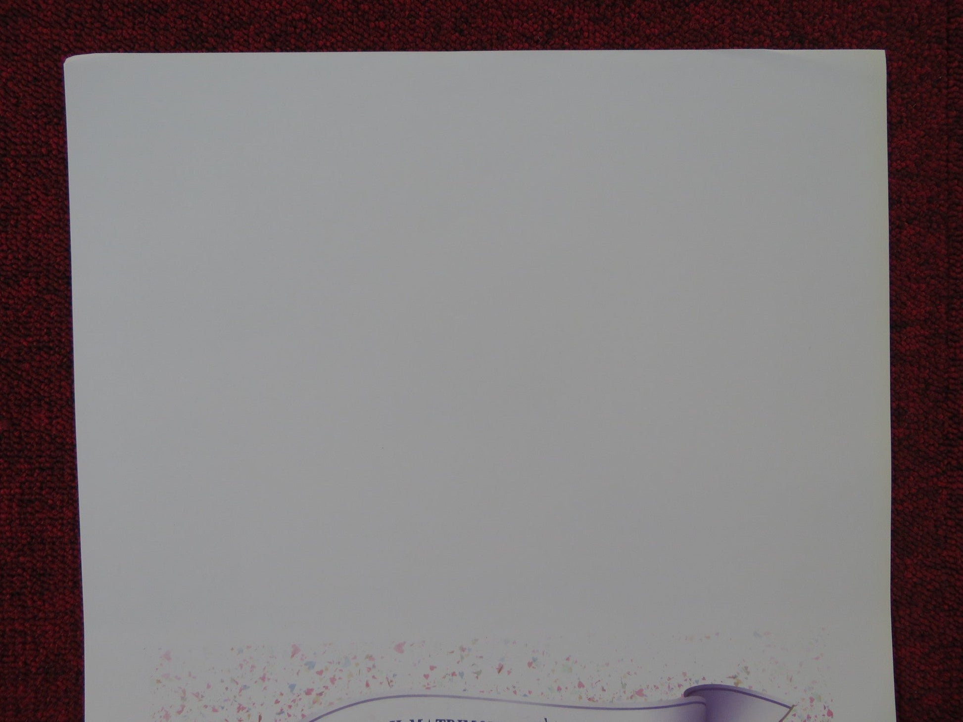 CONFETTI ITALIAN LOCANDINA POSTER MARTIN FREEMAN OLIVIA COLMAN 2006 Rendezvous Cinema Movie posters