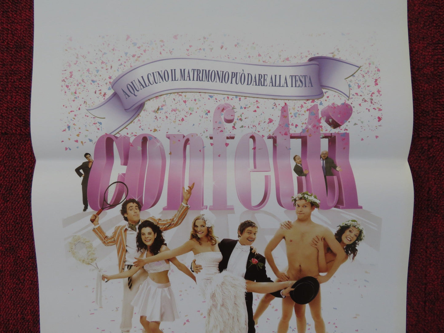 CONFETTI ITALIAN LOCANDINA POSTER MARTIN FREEMAN OLIVIA COLMAN 2006 Rendezvous Cinema Movie posters