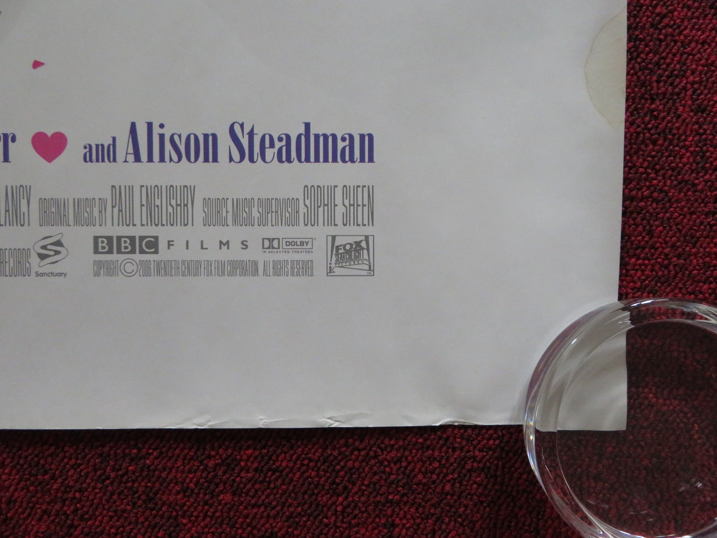 CONFETTI UK QUAD (30"x 40") ROLLED POSTER MARTIN FREEMAN ROBERT WEBB 2006 Rendezvous Cinema Movie posters