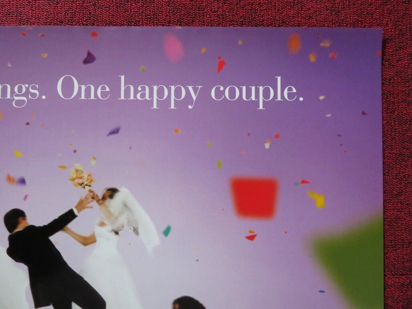 CONFETTI US ONE SHEET ROLLED POSTER MARTIN FREEMAN STEPEHN MANGAN 2006 Movie posters