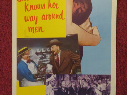 CONFIDENTIALLY CONNIE US INSERT (14"x 36") POSTER JANET LEIGH VAN JOHNSON 1953 Movie posters