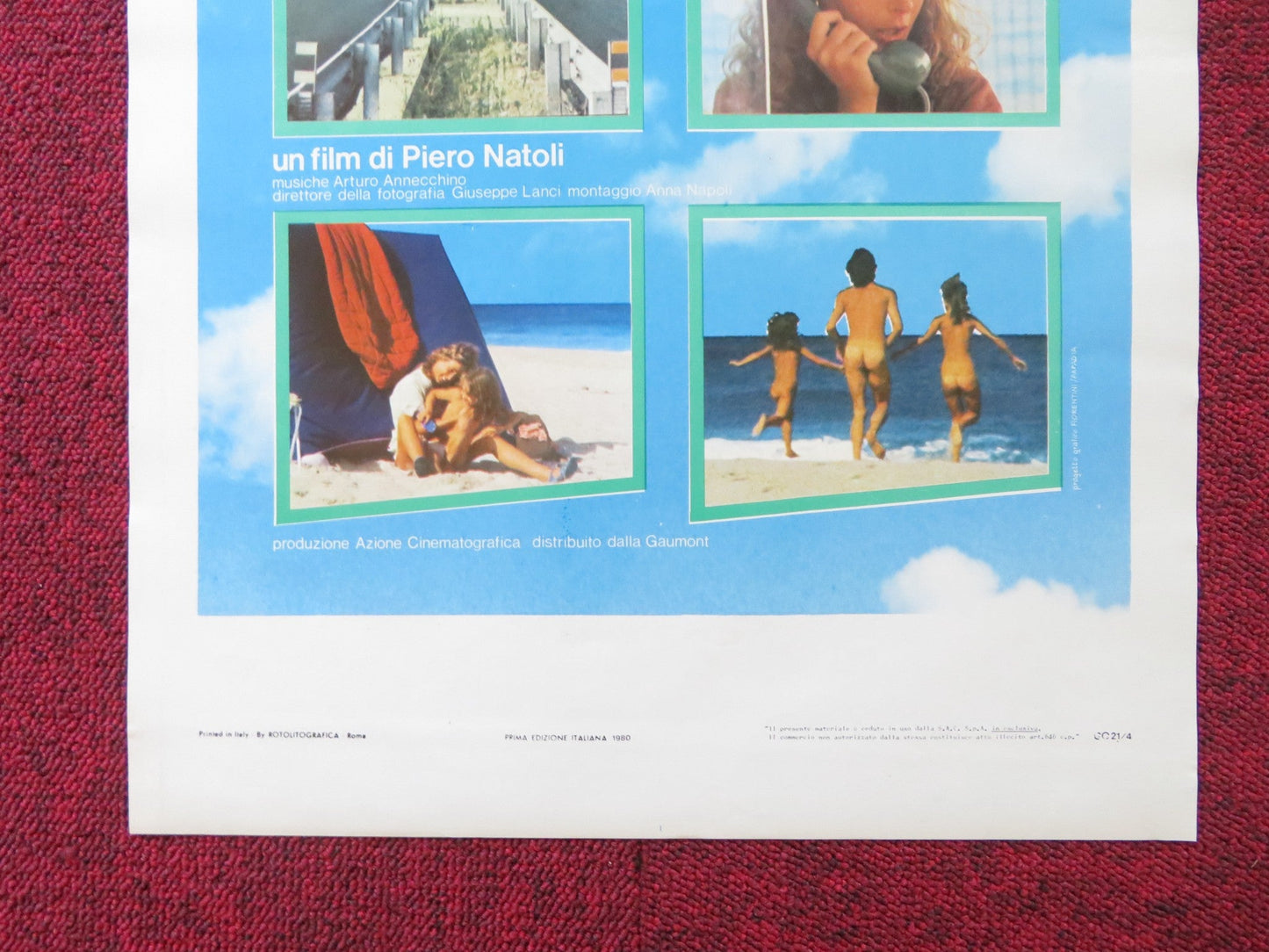 CON..FUSIONE / CON.. FUSION - B ITALIAN LOCANDINA POSTER CARLOTTA NATOLI 1980 Rendezvous Cinema Movie posters