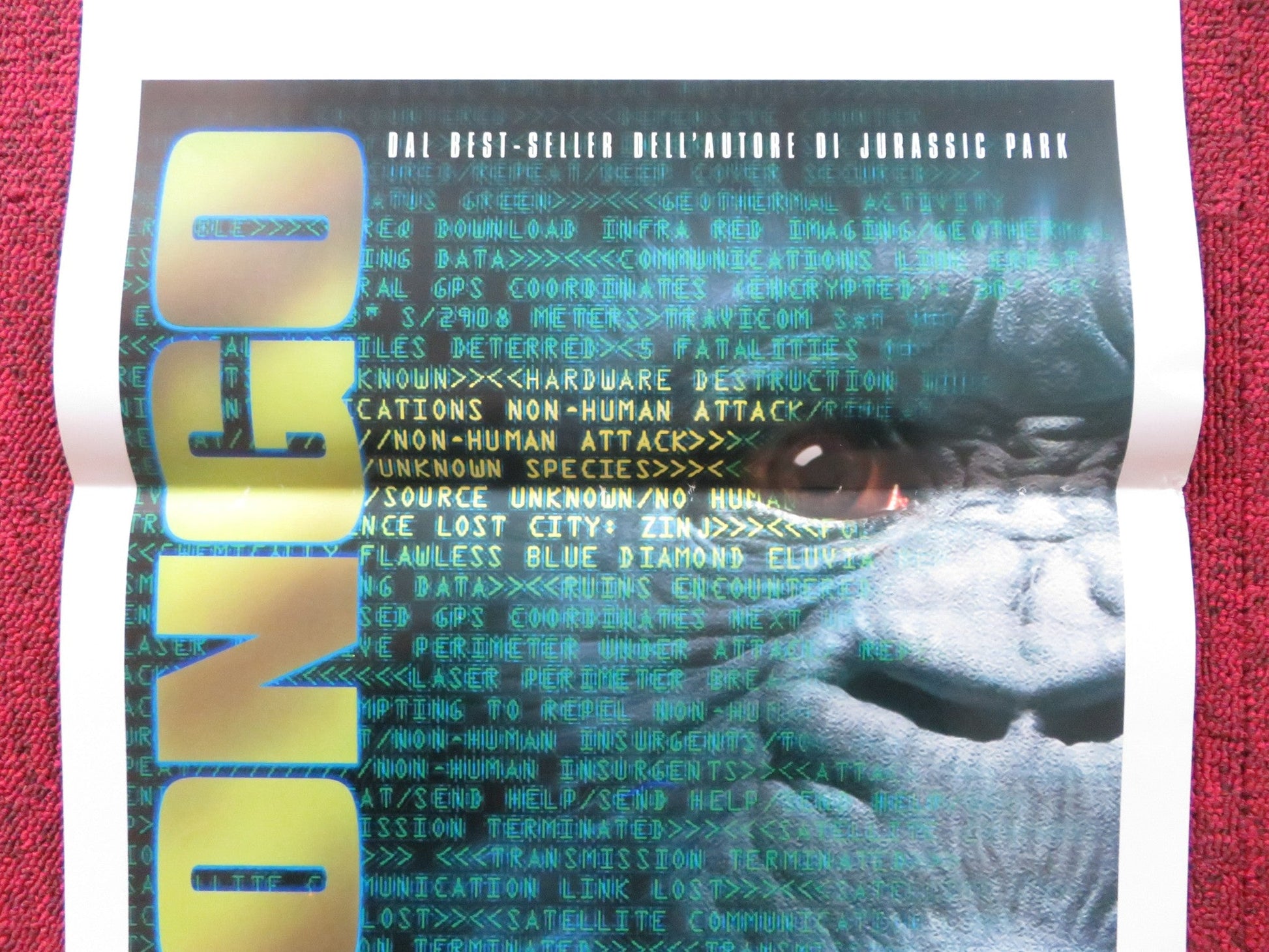 CONGO ITALIAN LOCANDINA POSTER LAURA LINNEY TIM CURRY 1995 Rendezvous Cinema Movie posters