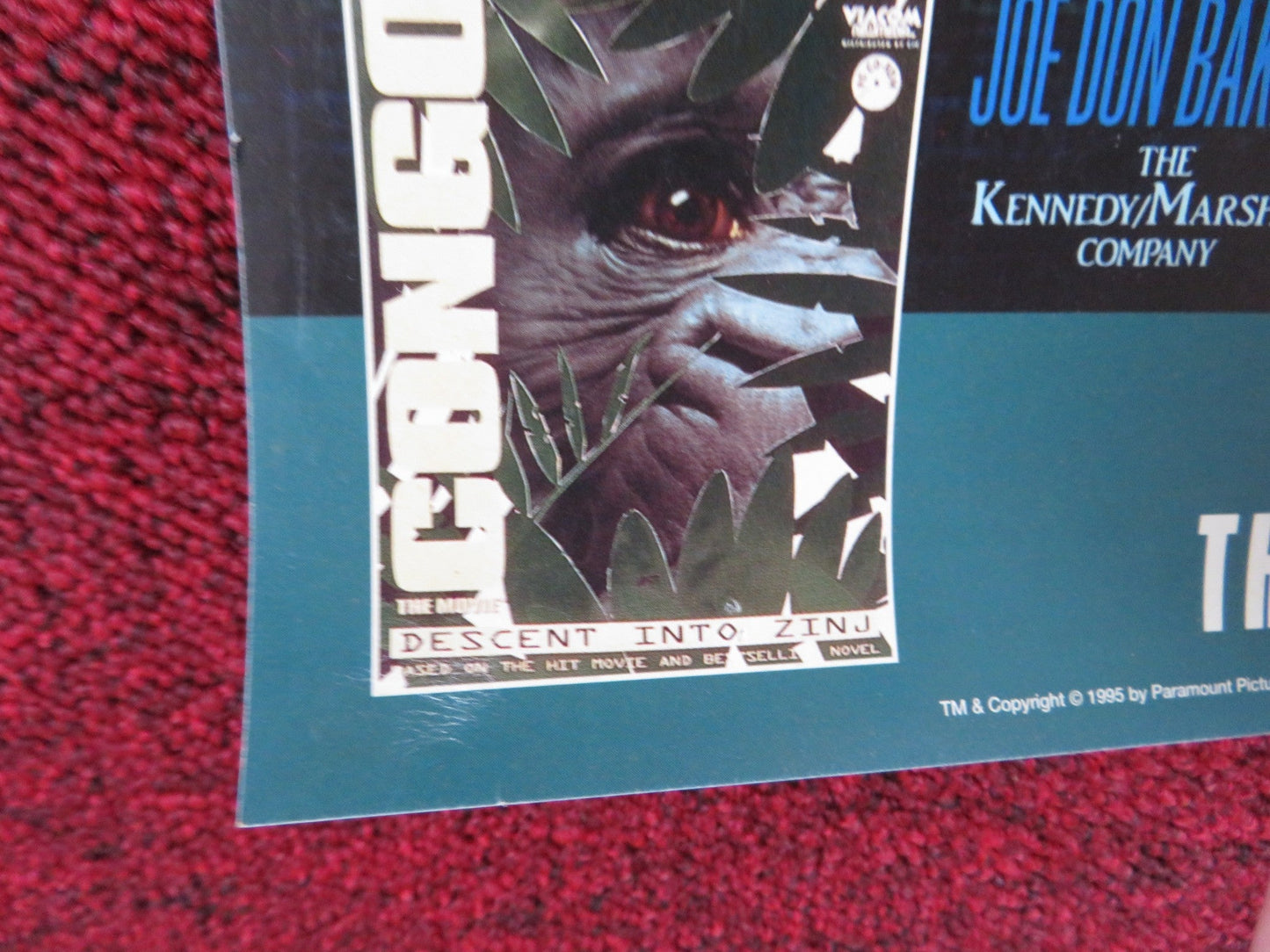 CONGO VHS POSTER DYLAN WALSH LAURA LINNEY 1995 Rendezvous Cinema Movie posters