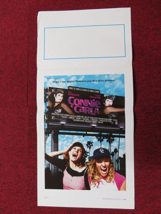 CONNIE AND CARLA ITALIAN LOCANDINA (27.5"x13") POSTER N VARDALOS T COLLETTE '04 Movie posters