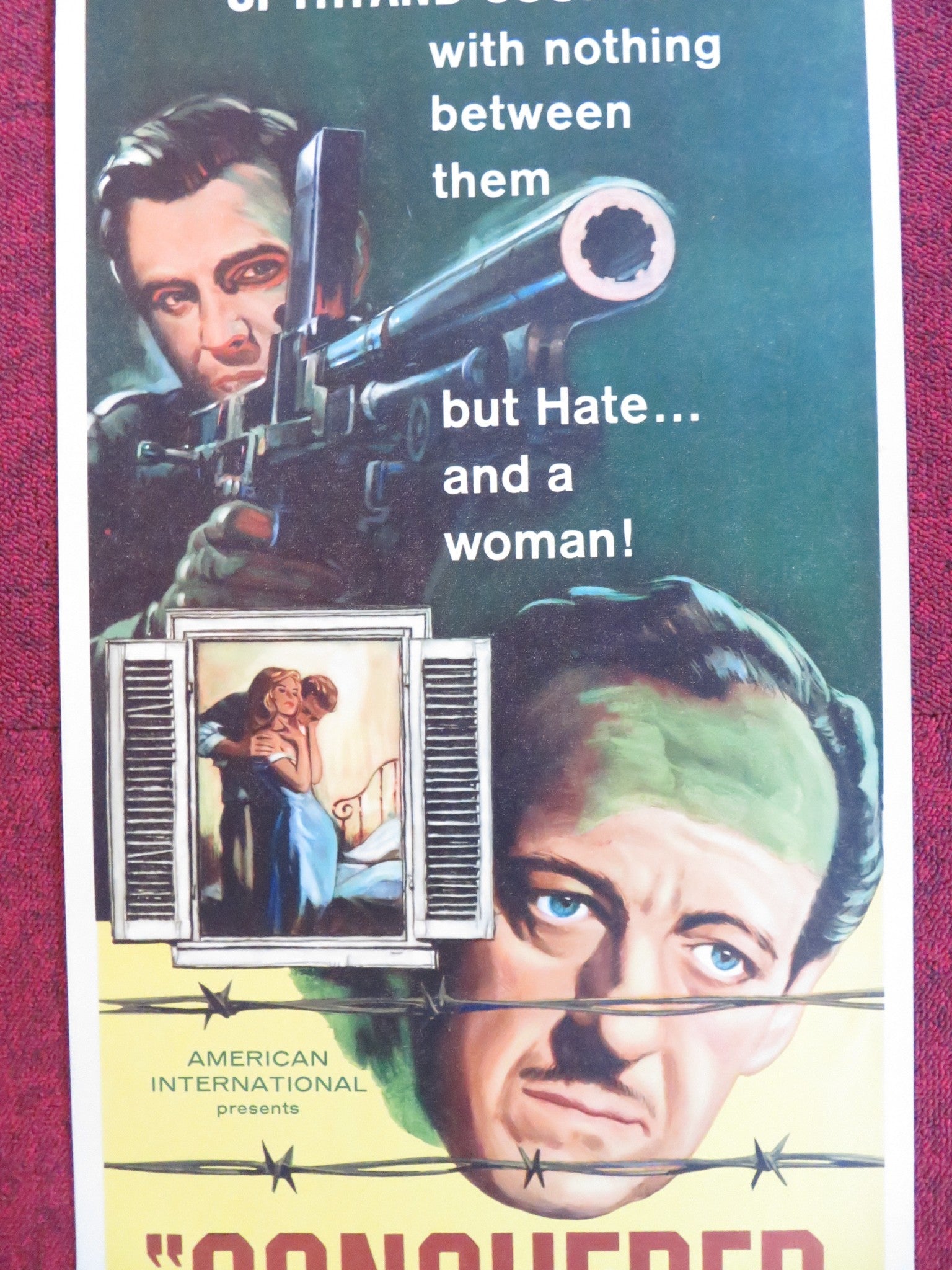 CONQUERED CITY US INSERT (14"x 36") POSTER DAVID NIVEN BEN GAZZARA 1965 Rendezvous Cinema Movie posters