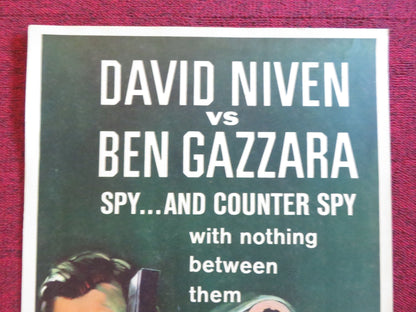 CONQUERED CITY US INSERT (14"x 36") POSTER DAVID NIVEN BEN GAZZARA 1965 Rendezvous Cinema Movie posters