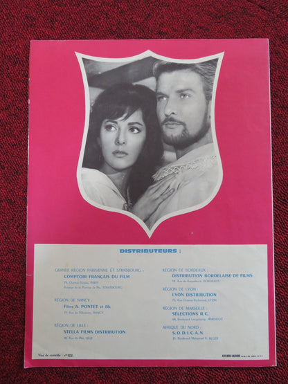 CONQUEROR OF MARACAIBO FRENCH BROCHURE HANS VON BORSODY LUISELLA BONI 1961 Rendezvous Cinema Movie posters
