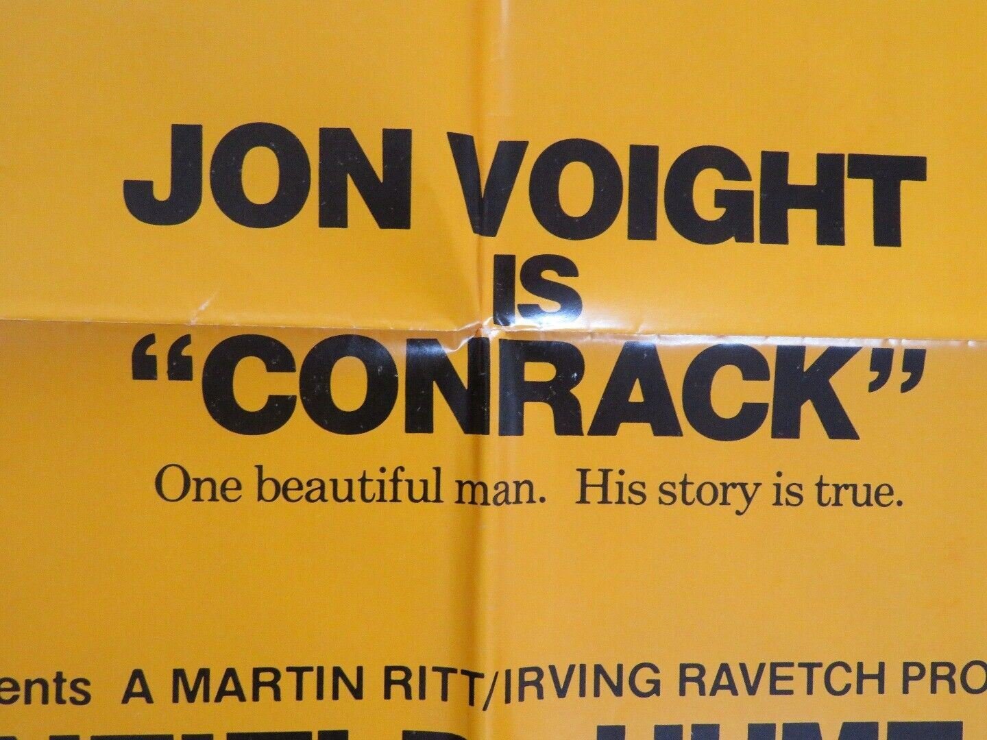 CONRACK US ONE SHEET POSTER JON VOIGHT PAUL WINFIEL 1974 Movie posters