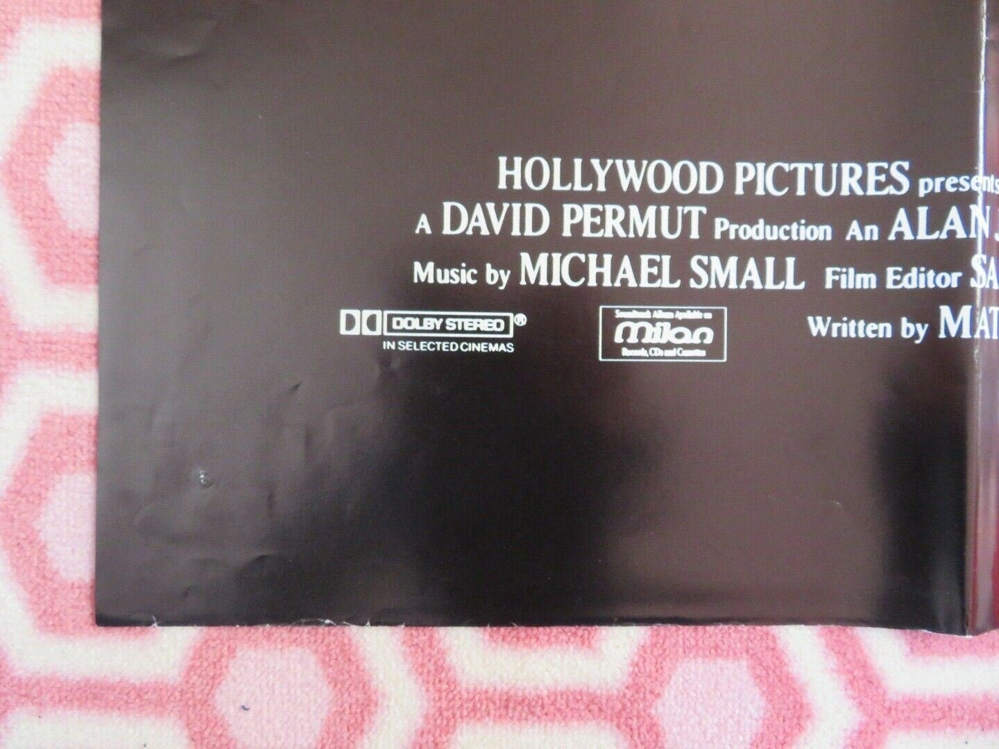 CONSENTING ADULTS BRITISH QUAD (30"x40") POSTER KEVIN KLINE KEVIN SPACEY 1992 Movie posters