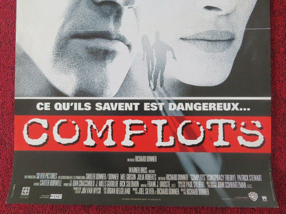 CONSPIRACY THEORY FRENCH (15"x 21") POSTER MEL GIBSON JULIA ROBERTS 1997 Movie posters