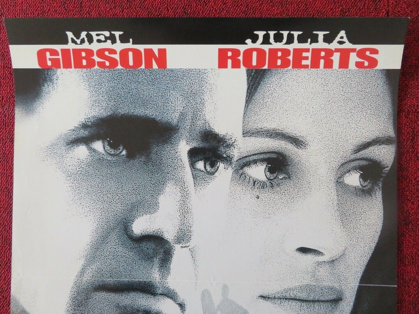 CONSPIRACY THEORY FRENCH (15"x 21") POSTER MEL GIBSON JULIA ROBERTS 1997 Movie posters