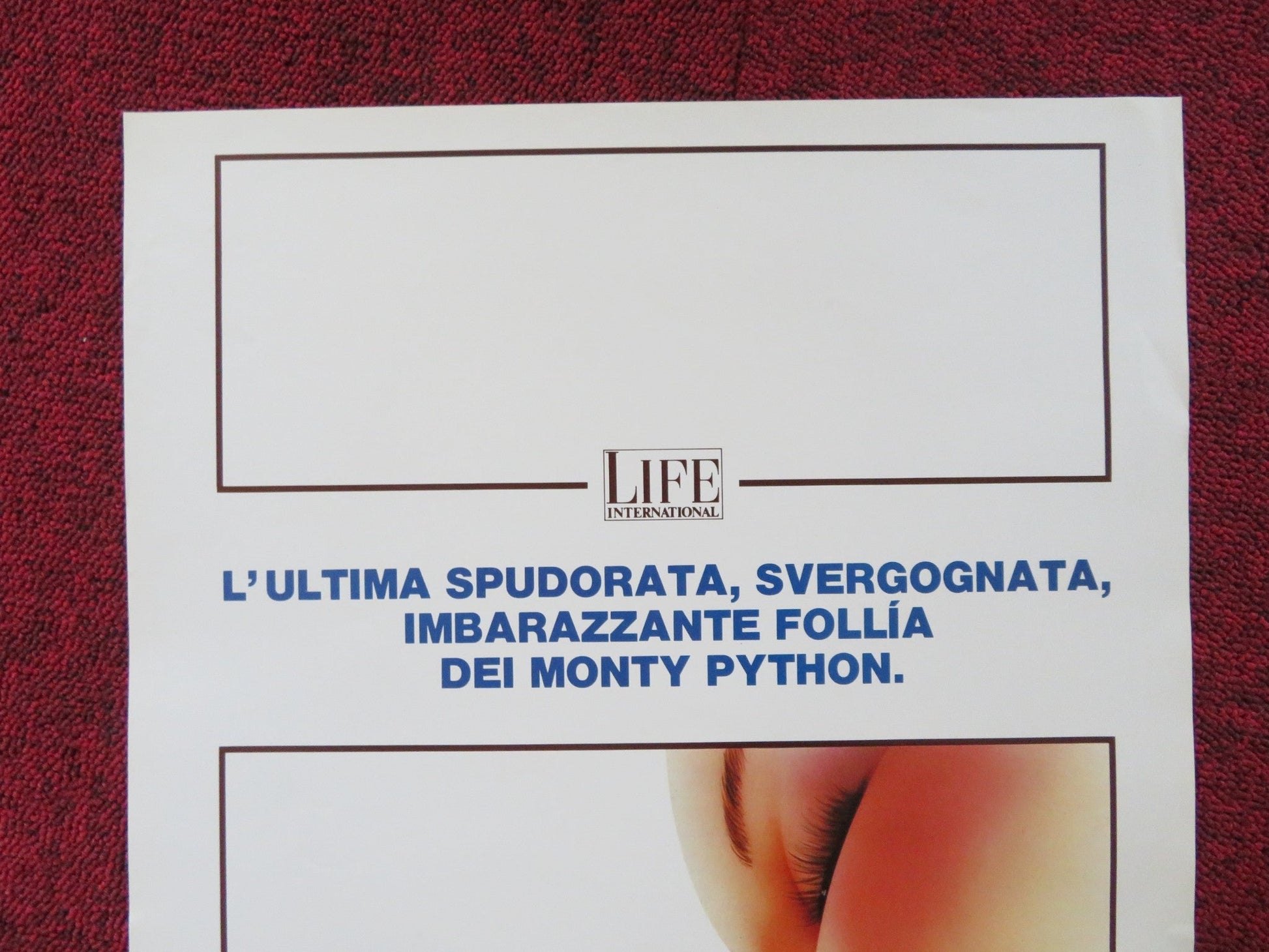 CONSUMING PASSIONS ITALIAN LOCANDINA POSTER TYLER BUTTERWORTH J. PRYCE 1988 Rendezvous Cinema Movie posters