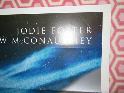 CONTACT ITALIAN 2 FOGLIO (55"x 39") POSTER JODIE FOSTER MATTHEW MCCONAUGHEY 1997 Movie posters