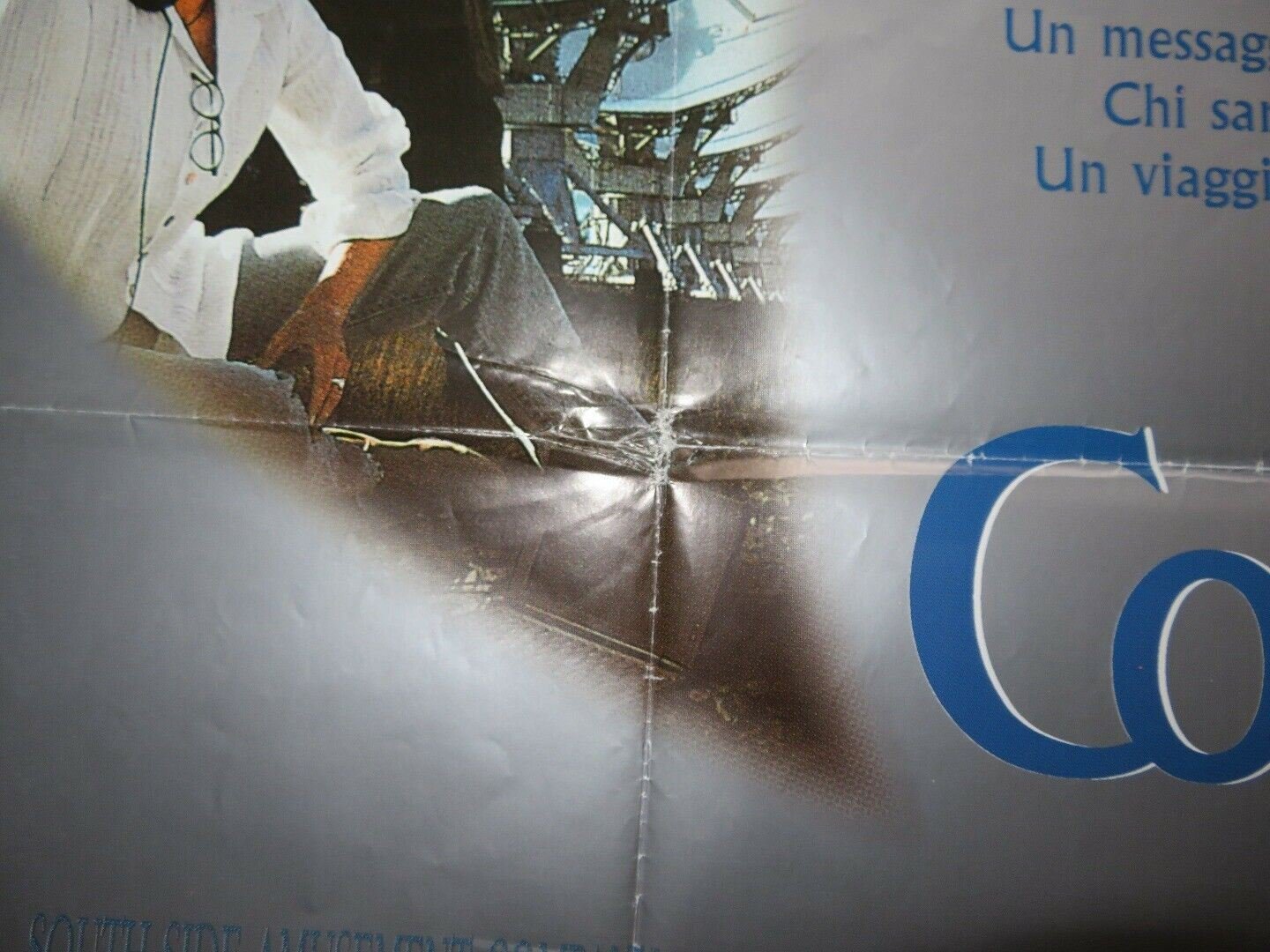 CONTACT ITALIAN 2 FOGLIO (55"x 39") POSTER JODIE FOSTER MATTHEW MCCONAUGHEY 1997 Movie posters