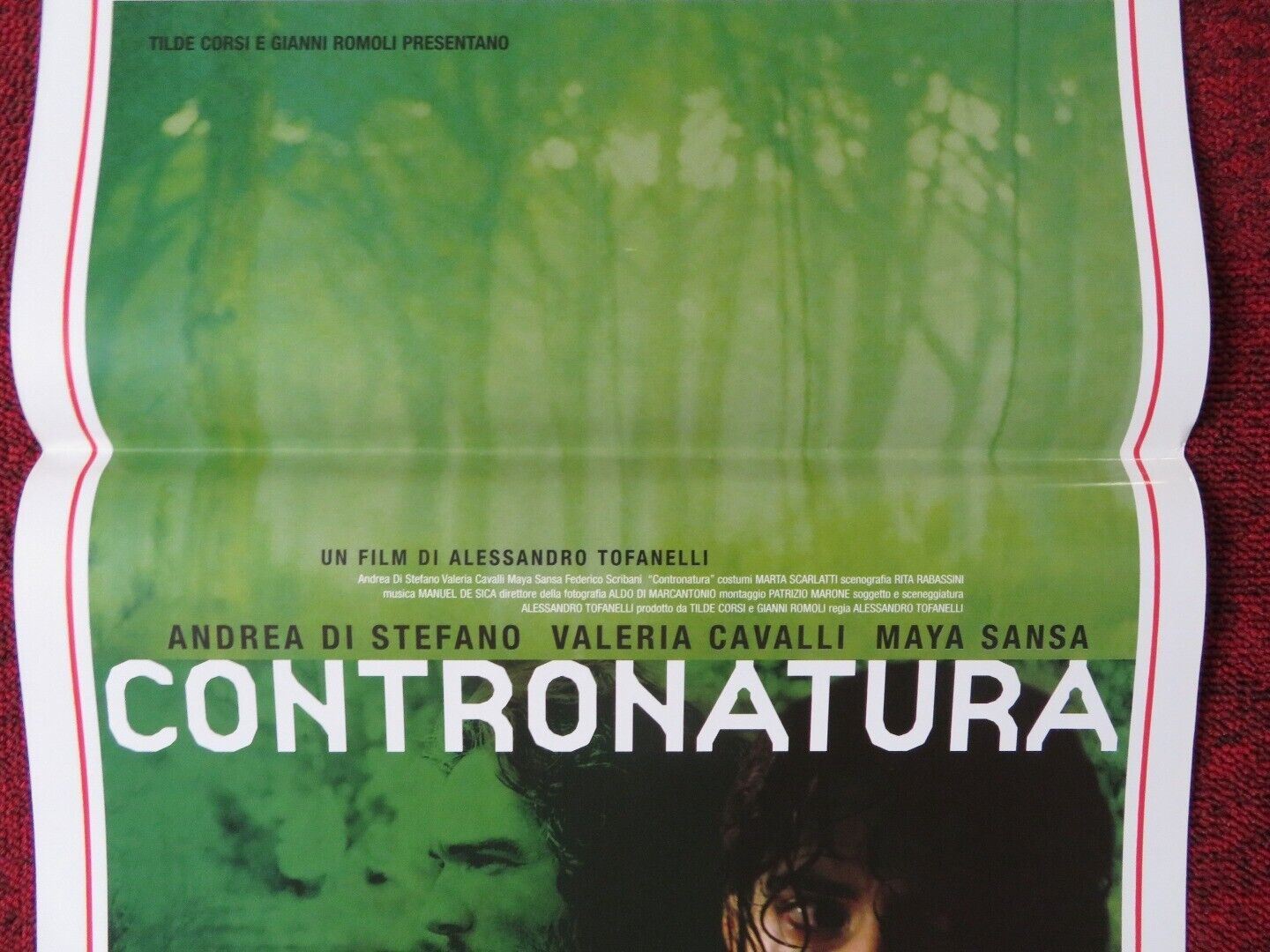 CONTRONATURA ITALIAN LOCANDINA (27.5"x13") POSTER ANDREA DI STEFANO 2005 - Rendezvous Cinema