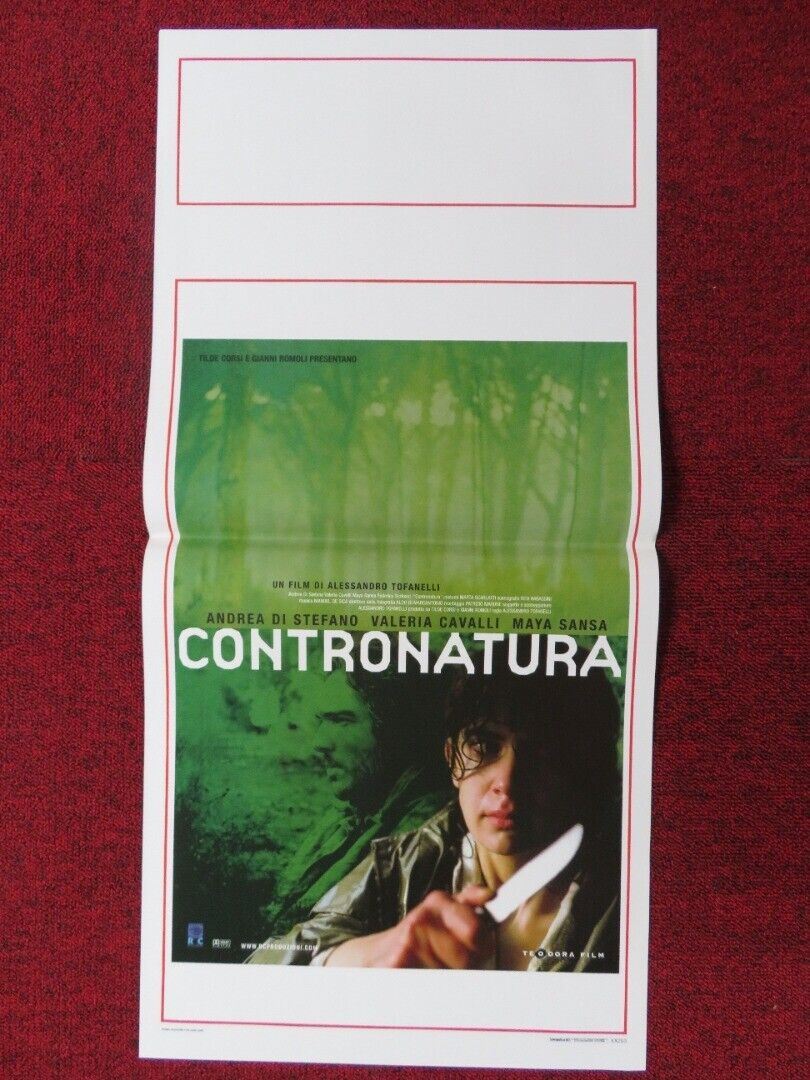 CONTRONATURA ITALIAN LOCANDINA (27.5"x13") POSTER ANDREA DI STEFANO 2005 - Rendezvous Cinema