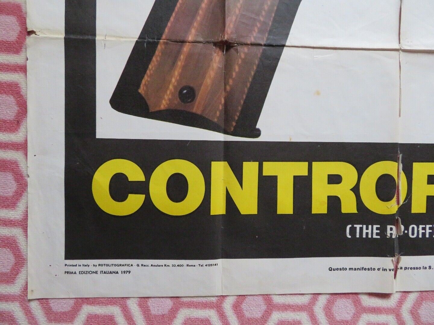 CONTRORAPINA / SQUEEZE ITALIAN 2 FOGLIO (55"x 39") POSTER LEE VAN CLEEF 1978 - Rendezvous Cinema