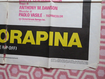 CONTRORAPINA / SQUEEZE ITALIAN 2 FOGLIO (55"x 39") POSTER LEE VAN CLEEF 1978 - Rendezvous Cinema