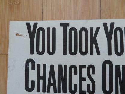 CONVICT STAGE FOLDED US ONE SHEET POSTER HARRY LAUTER DONALD BARRY 1965 Rendezvous Cinema Movie posters