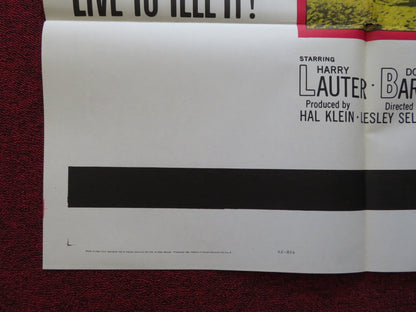 CONVICT STAGE FOLDED US ONE SHEET POSTER HARRY LAUTER DONALD BARRY 1965 Rendezvous Cinema Movie posters