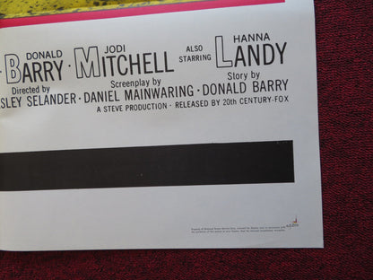 CONVICT STAGE FOLDED US ONE SHEET POSTER HARRY LAUTER DONALD BARRY 1965 Rendezvous Cinema Movie posters